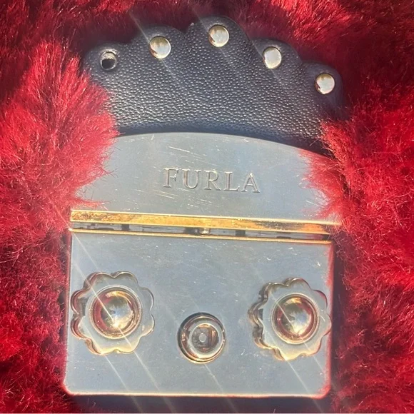 Furla Faux Fur Crossbody Bag - Picture 5 of 17